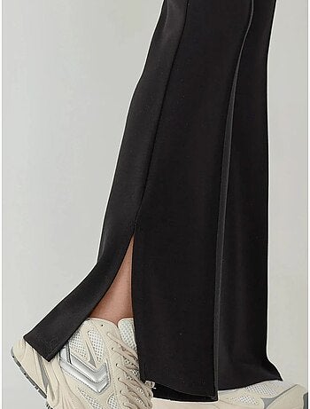 Pantalon évasé taille haute