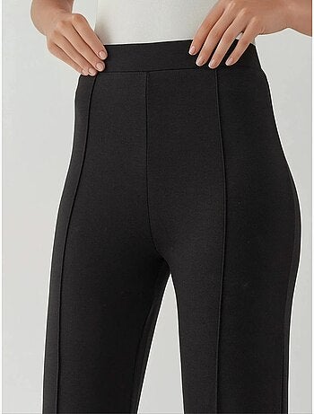 Pantalon évasé taille haute