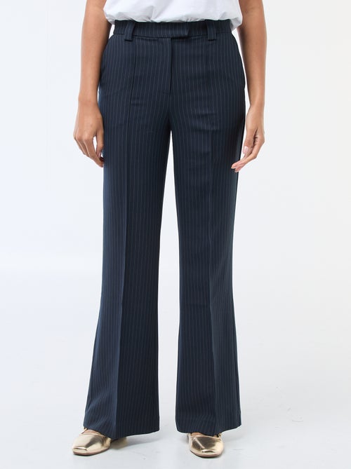 Pantalon évasé uni - Kiabi