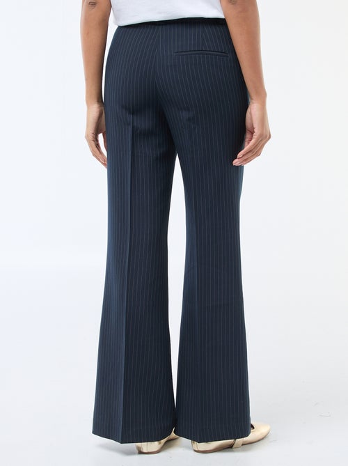 Pantalon évasé uni - Kiabi