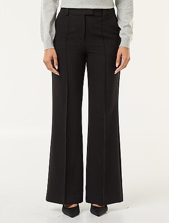 Pantalon évasé uni