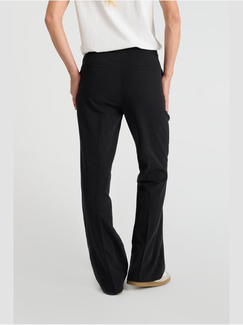 Pantalon every droite 'le temps des cerises' Noir - Kiabi
