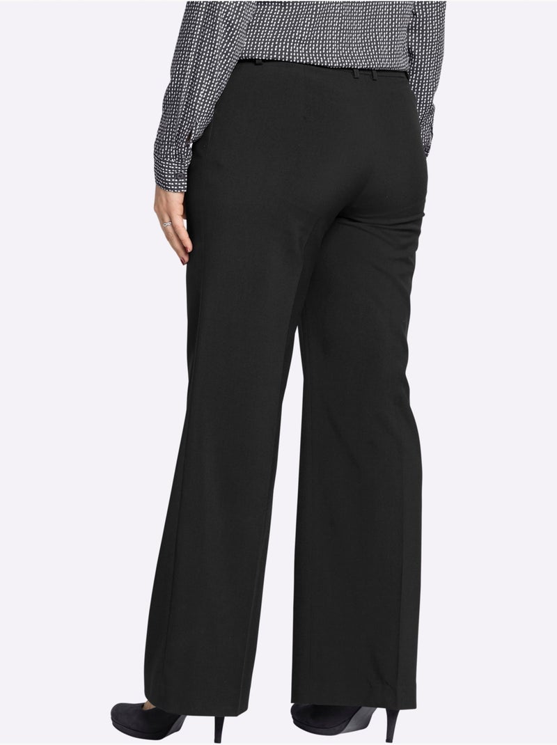 Pantalon extensible - taille courte - sheego Noir - Kiabi