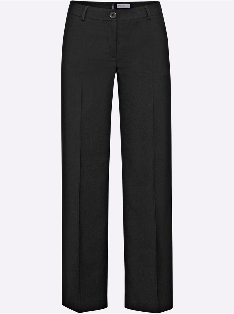 Pantalon extensible - taille courte - sheego Noir - Kiabi