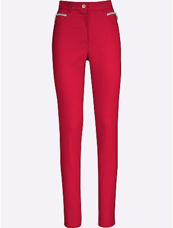 Pantalon extensible avec fermeture à glissière et poches zippées - Taille longue - Witt