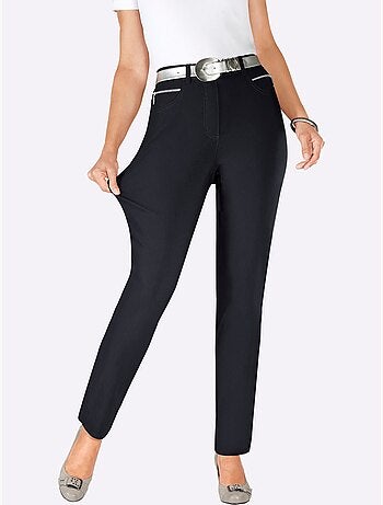 Pantalon extensible avec fermeture à glissière et poches zippées - Taille longue - Witt