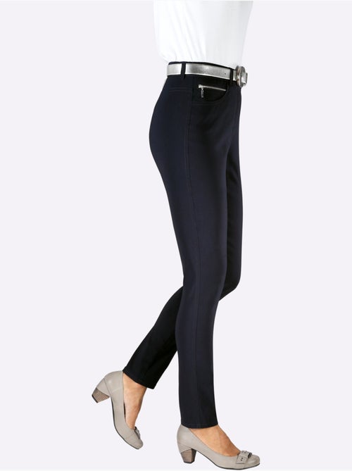 Pantalon extensible à fermeture avec poches et ceinture intégrée - Taille standard - Witt - Kiabi