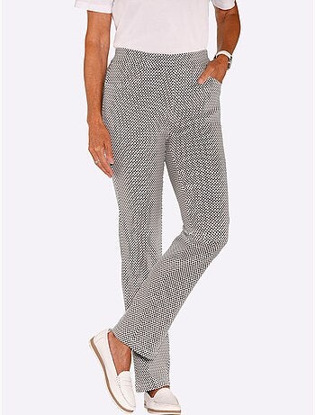 Pantalon extensible à taille élastique avec poches pratiques - Taille courte - Witt