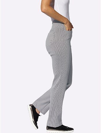 Pantalon extensible à taille élastique avec poches pratiques - Taille courte - Witt