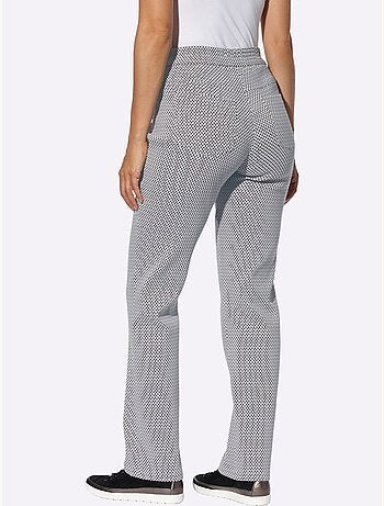 Pantalon extensible à taille élastique avec poches pratiques - Taille courte - Witt