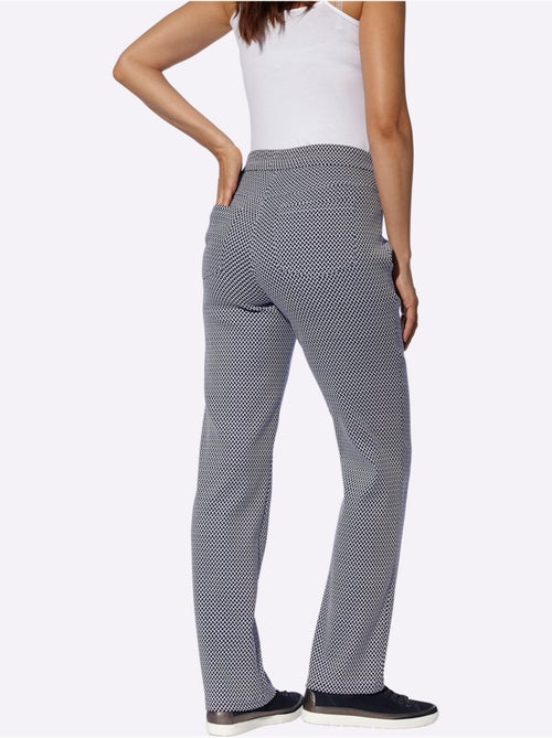 Pantalon extensible à poches avec ceinture élastique - Taille extra courte - Witt - Kiabi