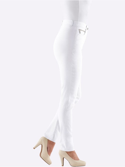 Pantalon extensible à poches et finition soignée - Taille courte - Witt - Kiabi