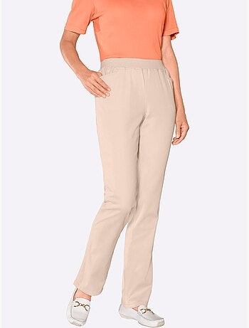 Jean extensible à ceinture élastique avec deux poches pratiques - Taille extra courte - Witt