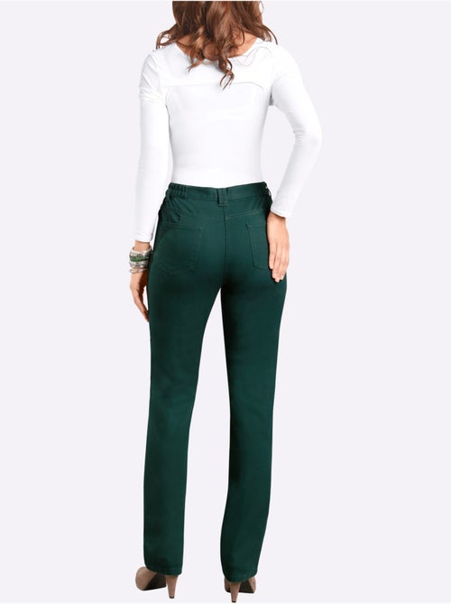 Pantalon extensible à taille haute avec poches décoratives - Taille standard - Moda Vilona - Kiabi