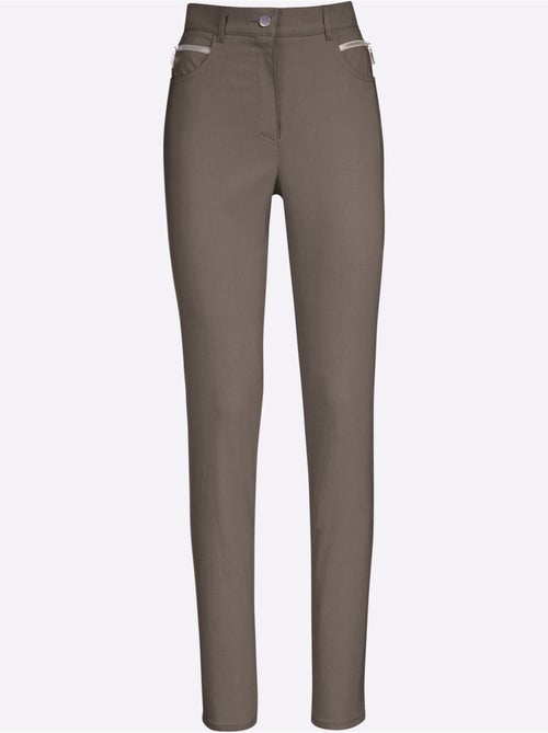 Pantalon extensible à taille intégrée avec poches arrondies - Taille standard - Witt - Kiabi Pantalon extensible à taille intégrée avec poches arrondies - Taille standard - Witt - Kiabi