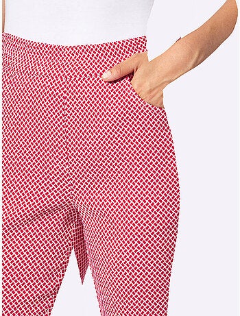 Pantalon extensible avec ceinture élastique et poches pratiques - taille standard - witt
