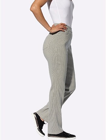 Pantalon extensible avec ceinture élastique et poches pratiques - Taille extra courte - Witt