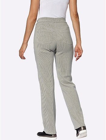 Pantalon extensible avec ceinture élastique et poches pratiques - Taille extra courte - Witt