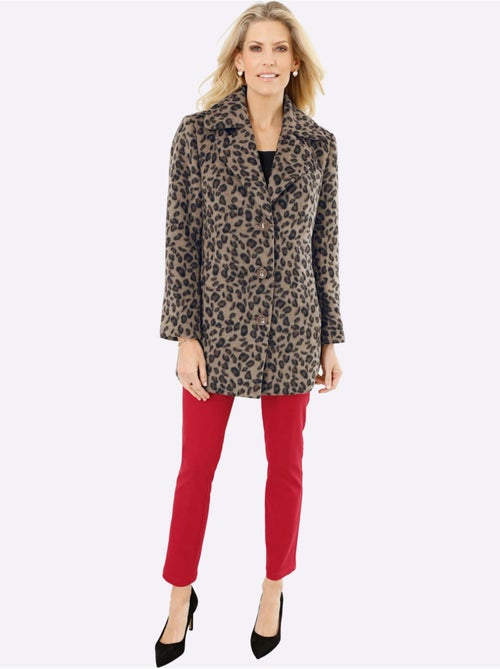 Pantalon extensible avec ceinture élastique et poches décoratives - Taille standard - Moda Vilona - Kiabi Pantalon extensible avec ceinture élastique et poches décoratives - Taille standard - Moda Vilona - Kiabi