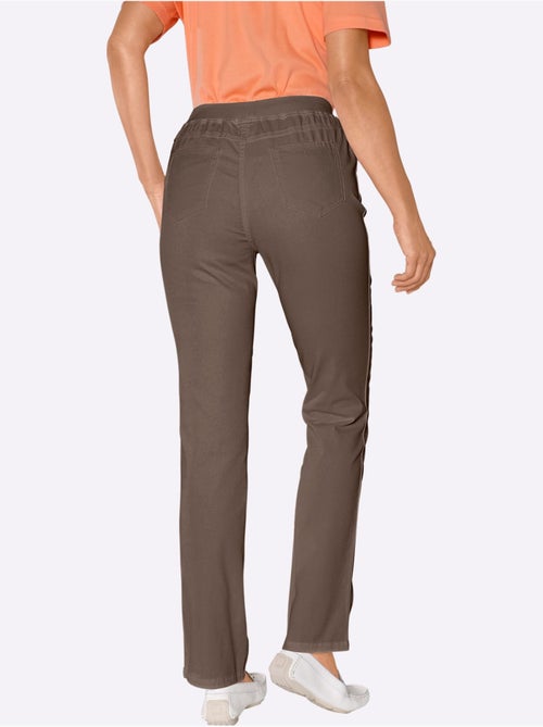 Pantalon extensible avec ceinture élastique et poches pratiques - Taille extra courte - Witt - Kiabi Pantalon extensible avec ceinture élastique et poches pratiques - Taille extra courte - Witt - Kiabi