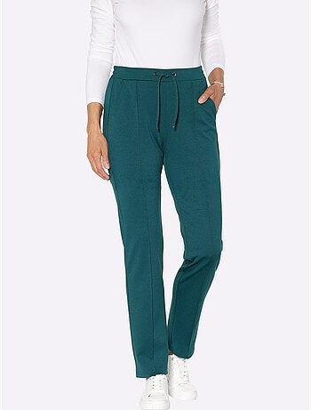 Pantalon extensible avec ceinture élastique et poches pratiques - Taille standard - Moda Vilona