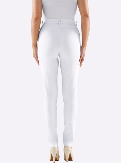Pantalon extensible avec ceinture intégrée et poches zippées - Taille extra courte - Witt - Kiabi