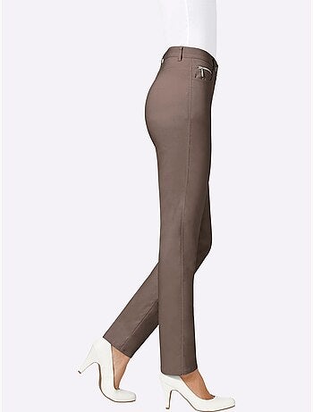 Pantalon extensible à poches et finition soignée - taille courte - witt