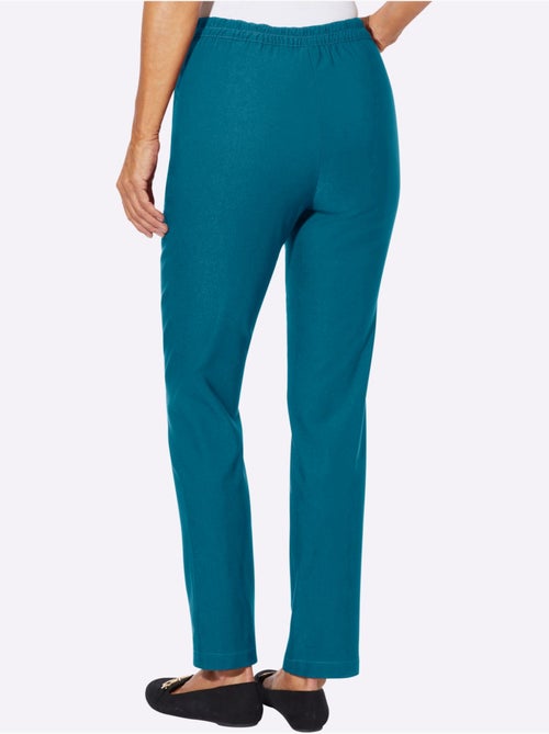 Pantalon extensible avec poches à glissière et ceinture élastique - Taille standard - Moda Vilona - Kiabi Pantalon extensible avec poches à glissière et ceinture élastique - Taille standard - Moda Vilona - Kiabi