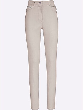 Pantalon extensible avec fermeture à glissière et poches zippées - Taille longue - Witt