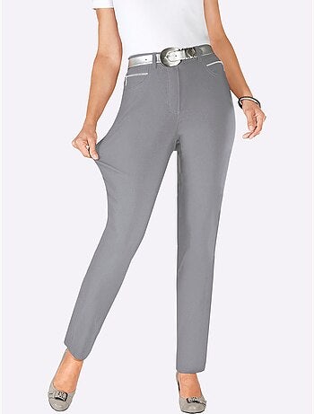 Pantalon extensible avec fermeture à glissière et poches zippées - Taille longue - Witt