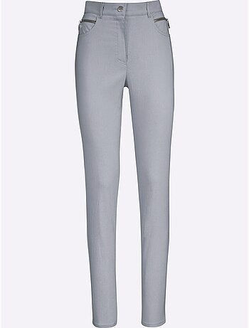 Pantalon extensible avec fermeture à glissière et poches zippées - Taille longue - Witt