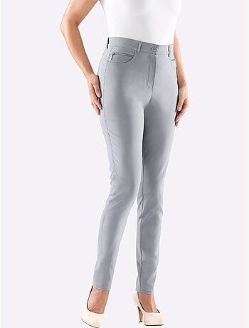 Pantalon extensible avec poches arrondies et ceinture intégrée - taille standard - witt
