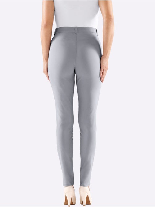 Pantalon extensible avec poches arrondies et ceinture intégrée - Taille standard - Witt - Kiabi