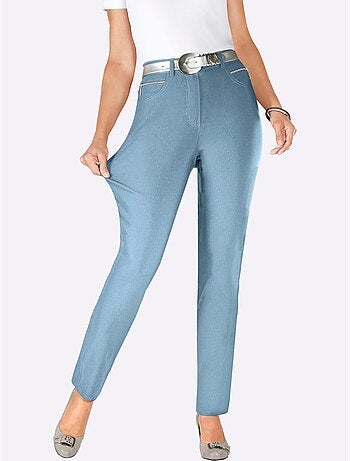 Pantalon extensible à poches et finition soignée - taille courte - witt