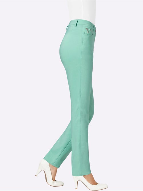 Pantalon extensible avec poches et fermeture à glissière - Taille extra courte - Witt - Kiabi
