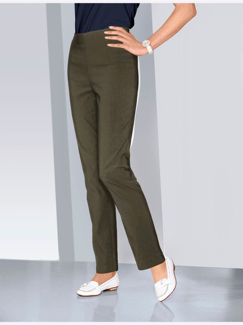Pantalon Extensible Ceinture élastique Intégrée - Taille Courte - Witt - Kiabi