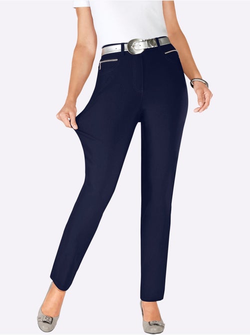 Pantalon Extensible Ceinture élastique Intégrée - Taille Extra Courte - Witt - Kiabi