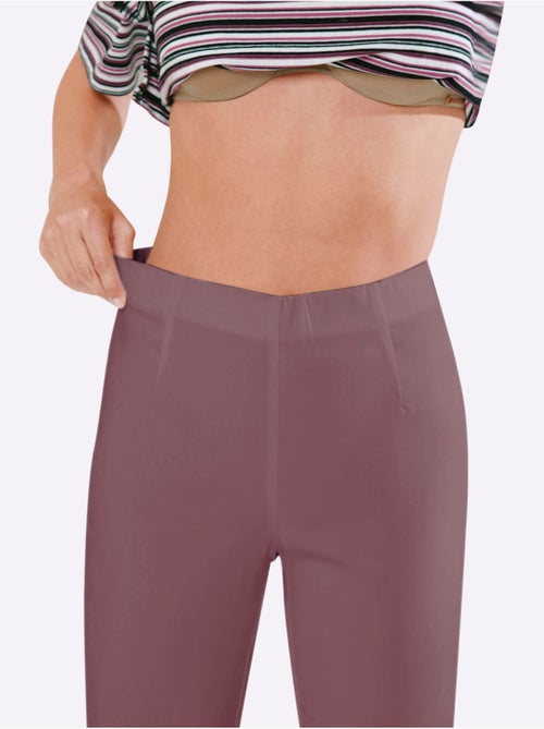 Pantalon Extensible Ceinture élastique Intégrée - Taille Extra Courte - Witt - Kiabi