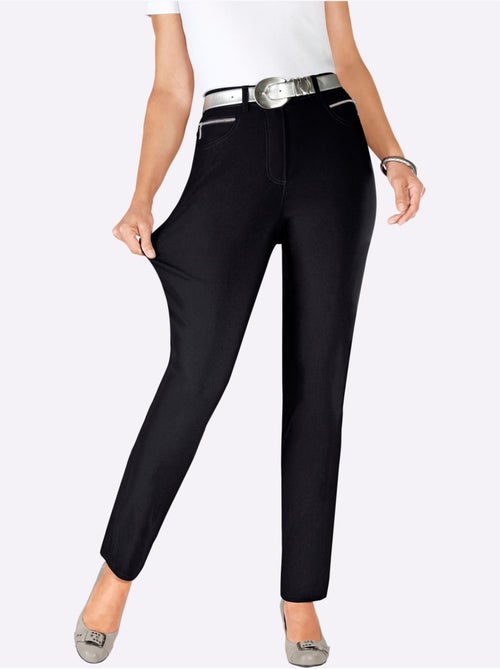 Pantalon Extensible Ceinture élastique Intégrée - Taille Extra Courte - Witt - Kiabi