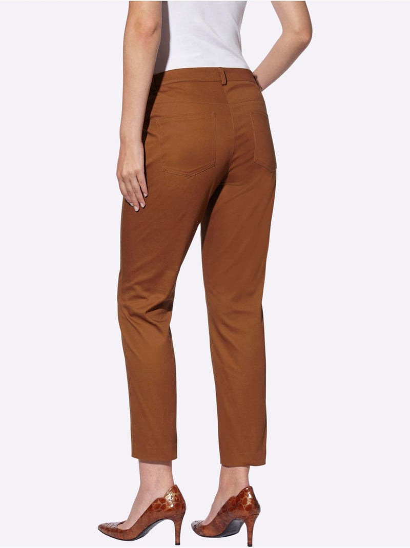 Pantalon Extensible Ceinture élastique Latérale - Taille Standard - helline Ambre - Kiabi