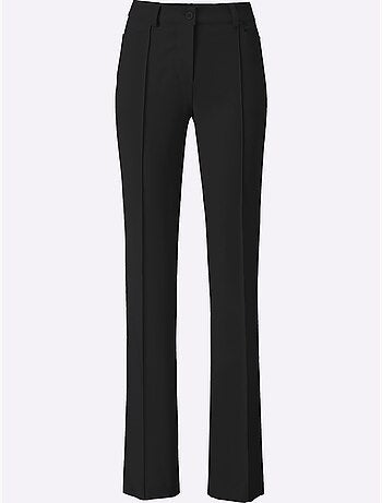 Pantalon extensible coupe bootcut tendance - taille standard - helline
