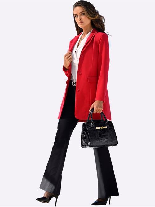 Pantalon extensible coupe bootcut tendance - taille standard - helline - Kiabi Pantalon extensible coupe bootcut tendance - taille standard - helline - Kiabi