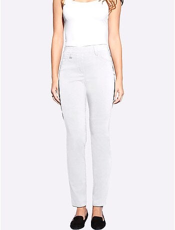 Pantalon Extensible Qualité Tissée - Taille Courte - Helline
