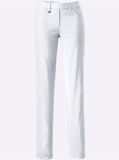 Pantalon Extensible Qualité Tissée - Taille Courte - Helline - Kiabi