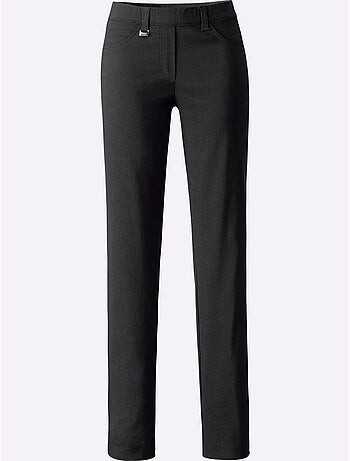 Pantalon Extensible Qualité Tissée - Taille Courte - Helline