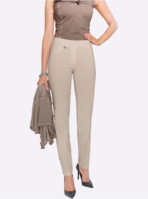 Pantalon Extensible Qualité Tissée - Taille Standard - Helline - Kiabi