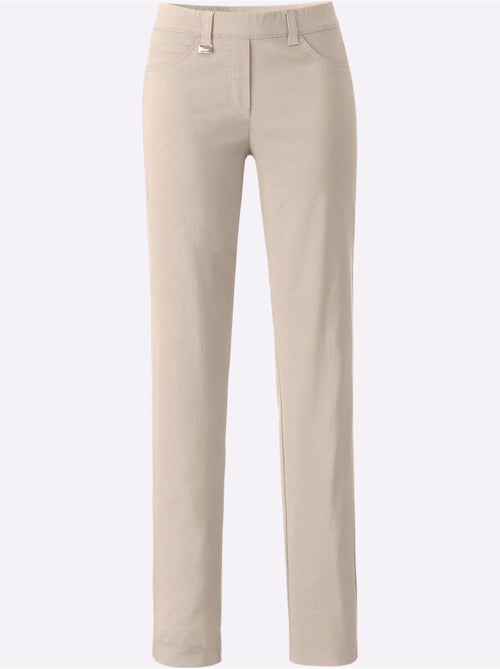 Pantalon Extensible Qualité Tissée - Taille Standard - Helline - Kiabi