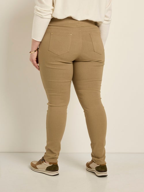 Pantalon extensible taille élastiquée - AFIBEL - Kiabi