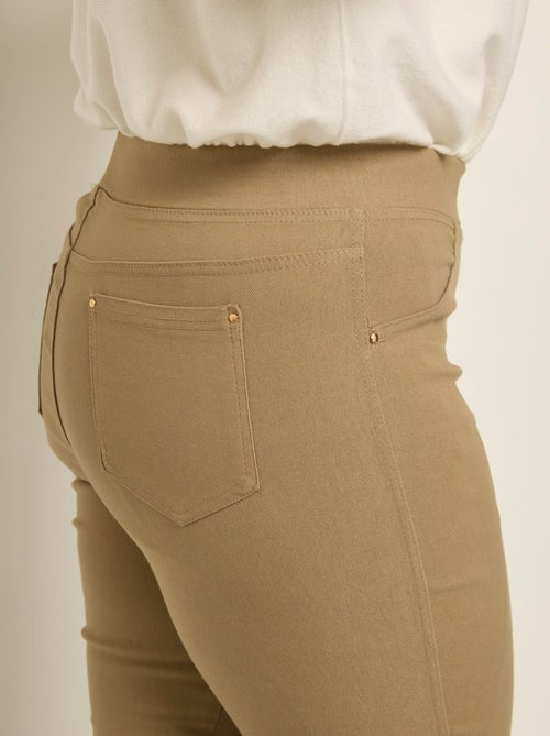 Pantalon extensible taille élastiquée - AFIBEL - Kiabi