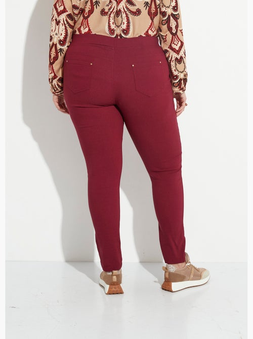 Pantalon extensible taille élastiquée - AFIBEL - Kiabi